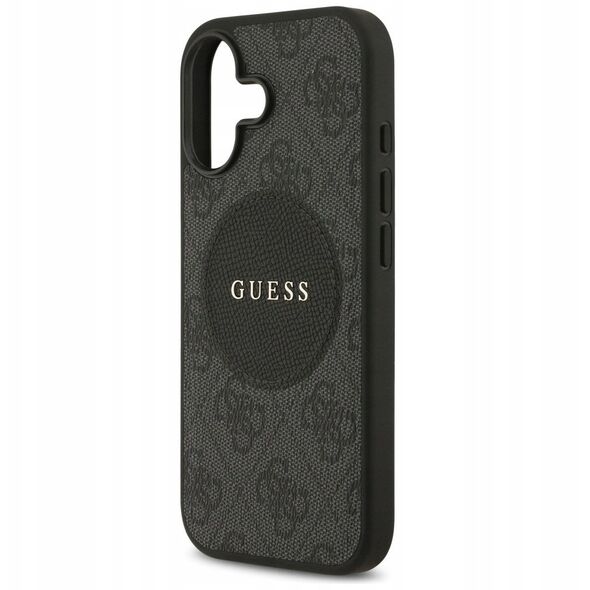 Etui Guess 4G Circle Classic Logo MagSafe do iPhone 17 czarny