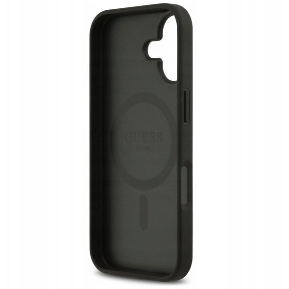 Etui Guess 4G Circle Classic Logo MagSafe do iPhone 17 czarny