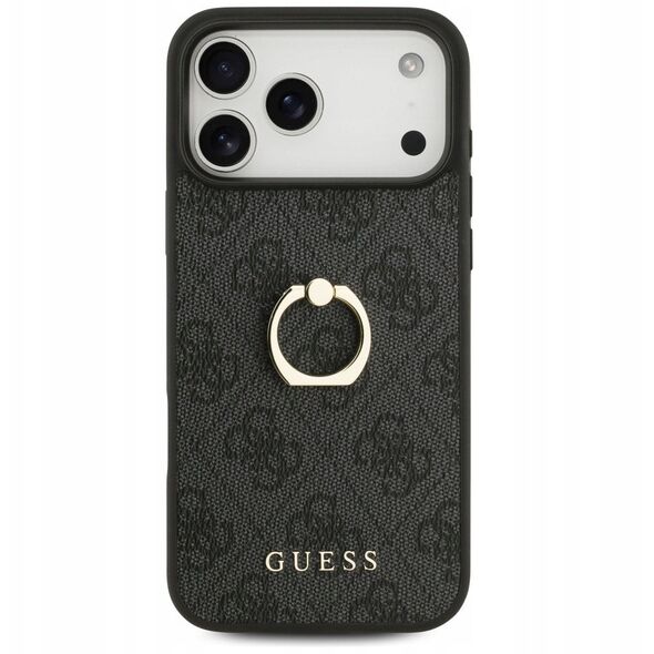 Etui Guess 4G Ring Stand do iPhone 17 Pro Max czarny