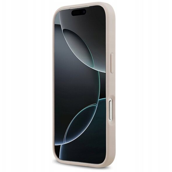 Etui Guess 4G Circle Classic Logo MagSafe do iPhone 17 Pro różowy