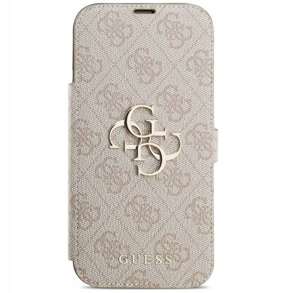 Etui Guess Book 4G Metal Logo do iPhone 17 Pro Max różowy