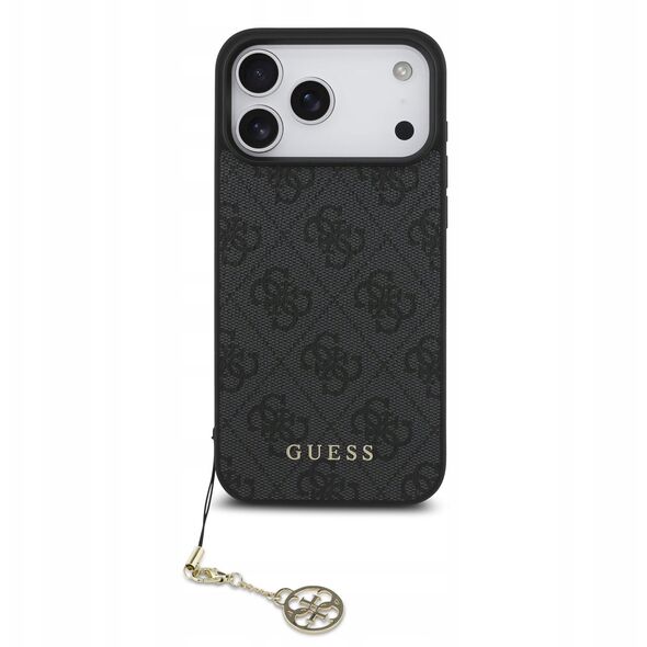 Etui Guess 4G Charms Collection MagSafe do iPhone 17 Pro Max czarny