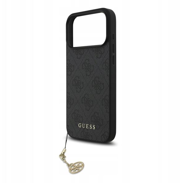 Etui Guess 4G Charms Collection MagSafe do iPhone 17 Pro Max czarny