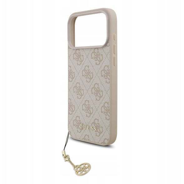 Etui Guess 4G Charms Collection MagSafe do iPhone 17 Pro różowy