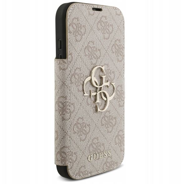 Etui Guess Book 4G Metal Logo do iPhone 17 Pro różowy