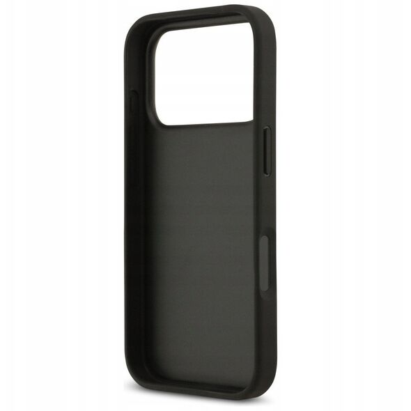 Etui Guess Grained Roses & Big 4G Logo do iPhone 17 Pro czarny