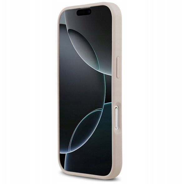 Etui Guess 4G Circle Classic Logo MagSafe do iPhone 17 różowy