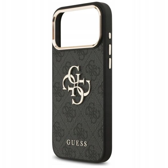 Etui Guess 4G Big 4G Classic Logo do iPhone 17 Pro Max czarny złoty