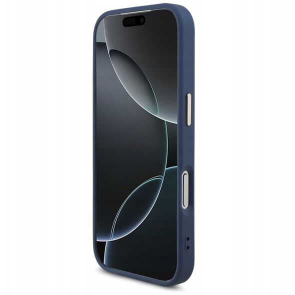 Etui Guess 4G Big 4G Classic Logo do iPhone 17 Pro niebieski złoty