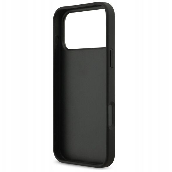 Etui Guess Grained Big 4G & Classic Logo do iPhone 17 Pro Max czarny