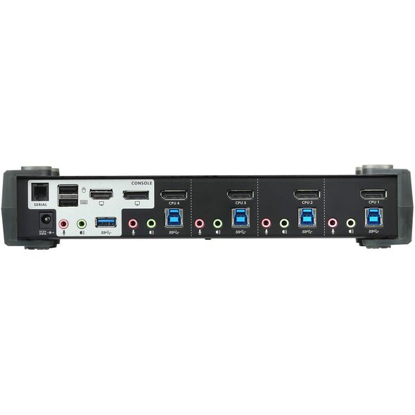 ATEN CS1924M przełącznik KVM Czarny