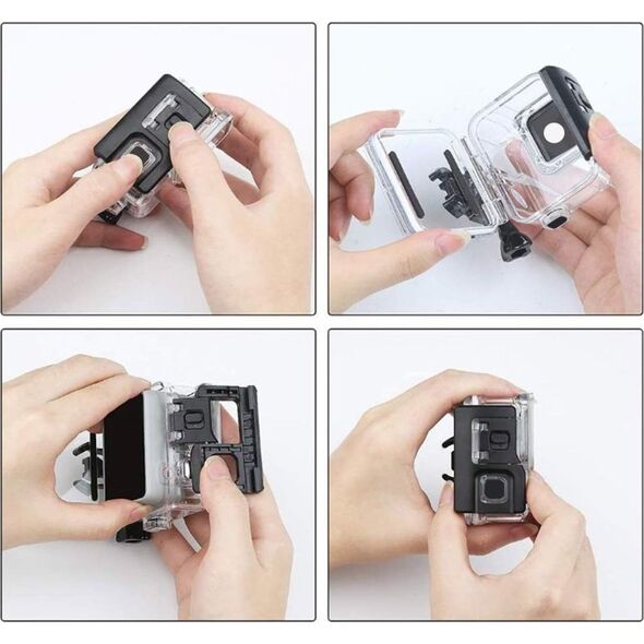 TECH-PROTECT GA200 WATERPROOF CASE GOPRO HERO 5 / 6 / 7 CLEAR