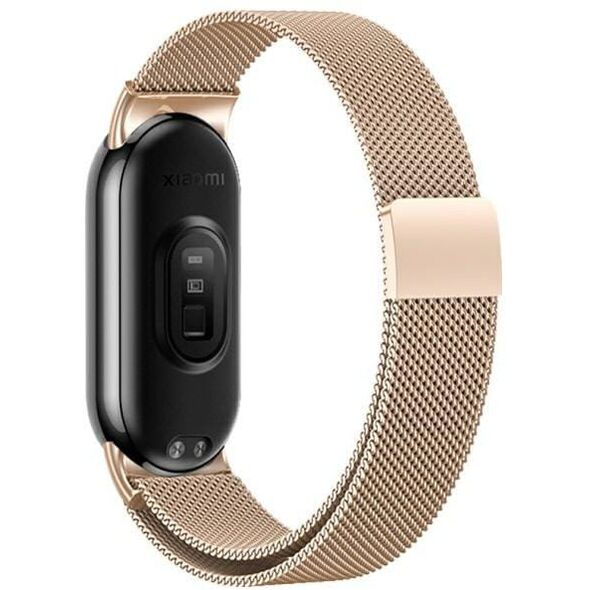 Beline pasek Mi Band 9/8 Magnetic        różowo-złoty/rosegold