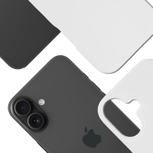 Etui 3MK Hardy MagSilicone do Apple      iPhone 16 biały