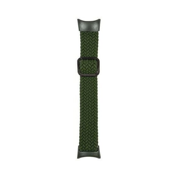 Beline pasek Mi Band 10/9/8 Textile      zielony/green