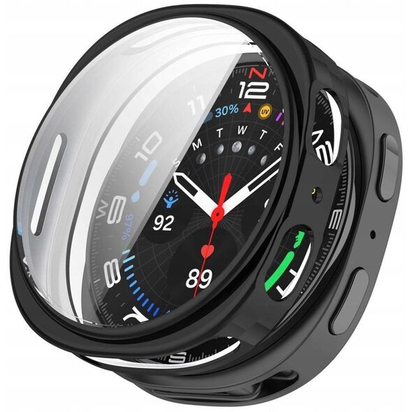 Etui z szybką Tech-Protect Defense do Samsung Galaxy Watch 8 40mm Black