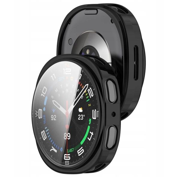 Etui z szybką Tech-Protect Defense do Samsung Galaxy Watch 8 40mm Black