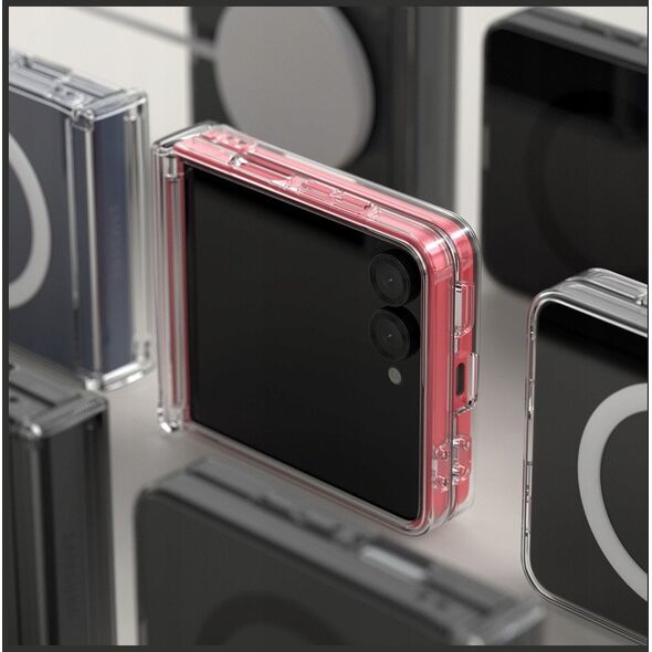 Case Araree Duple 360 M MagSafe Qi2 for Samsung Galaxy Z Flip7 transparent