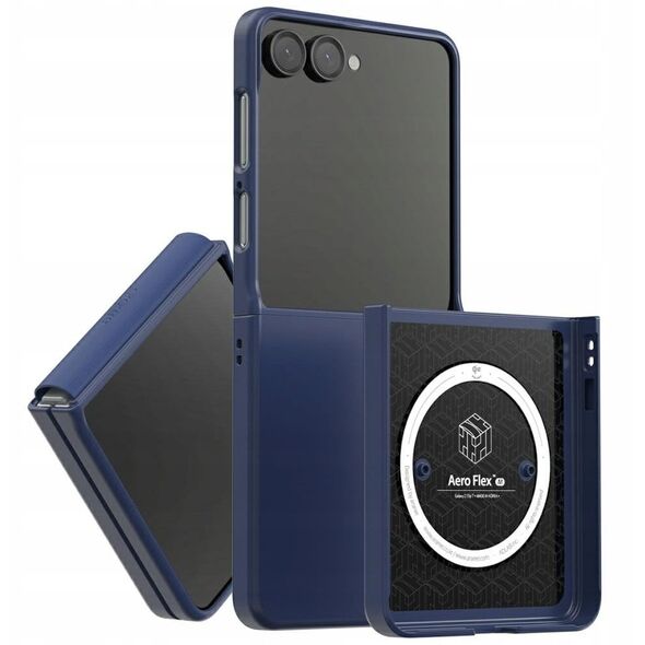 Case Araree Aero Flex M MagSafe Qi2 for Samsung Galaxy Z Flip7 navy