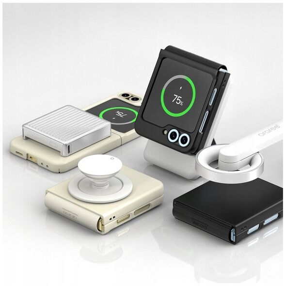 Case Araree Aero Flex M MagSafe for Samsung Galaxy Z Flip6 / Z Flip7 FE cream