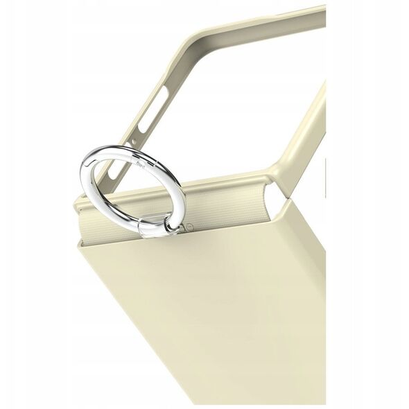 Case Araree Aero Flex R East-Grip Ring for Samsung Galaxy Z Flip7 cream