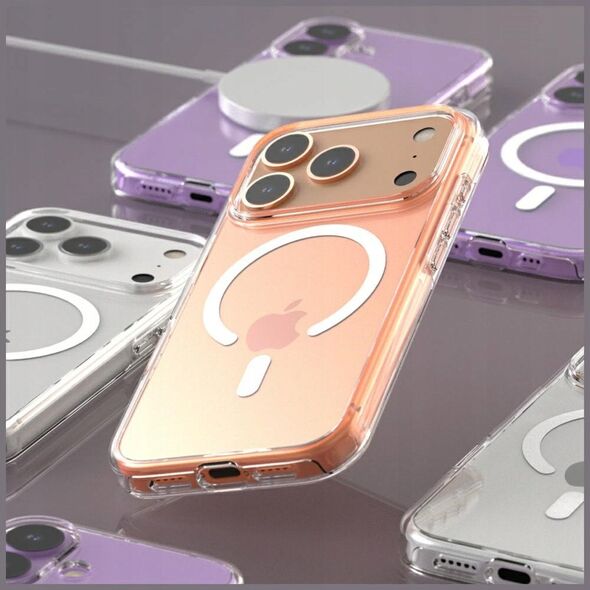 Araree Duple M MagSafe Case for iPhone 17 Air Transparent