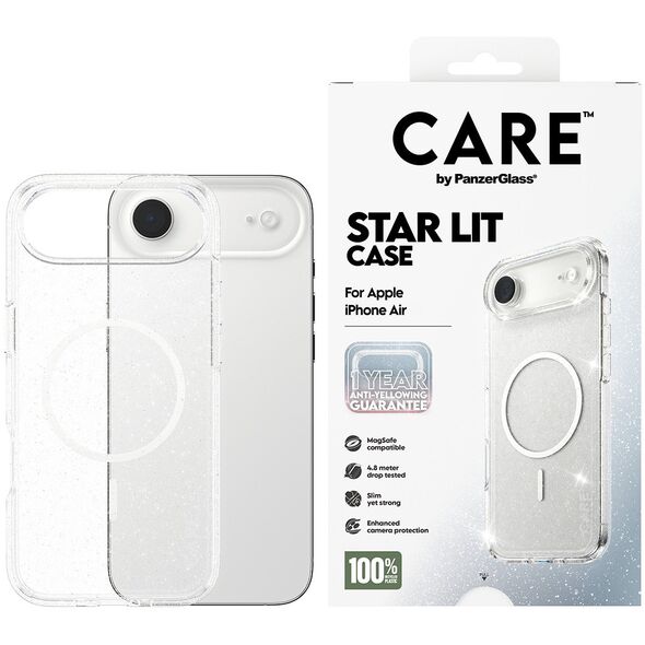 CARE by PanzerGlass Flagship Urban Explorer w. White MagSafe iPhone 17 Air star lit