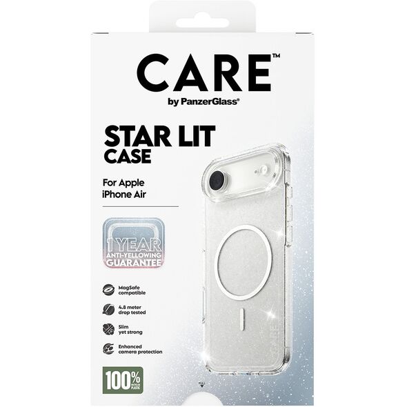 CARE by PanzerGlass Flagship Urban Explorer w. White MagSafe iPhone 17 Air star lit