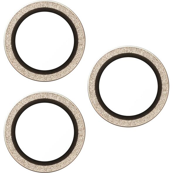 PanzerGlass ® Hoops® Glitter Gold Camera Lens Protector iPhone 17 Pro | iPhone 17 Pro Max | iPhone 16 Pro | 16 Pro Max Przezroczysta ochrona ekranu Apple 1 szt.