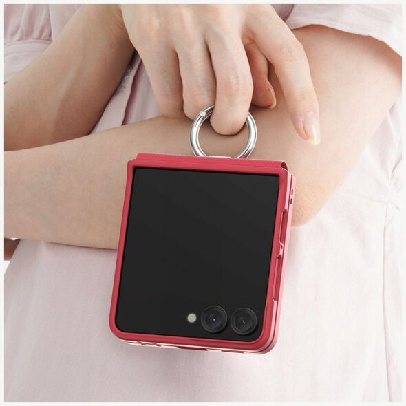 Case Araree Aero Flex R East-Grip Ring for Samsung Galaxy Z Flip7 pink