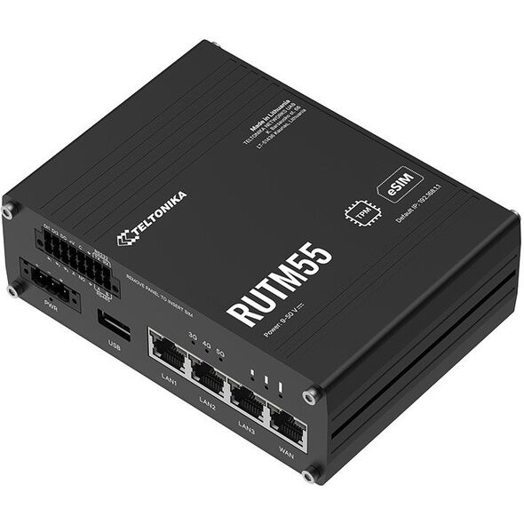 TELTONIKA NETWORKS RUTM55 5G Industrial Router
