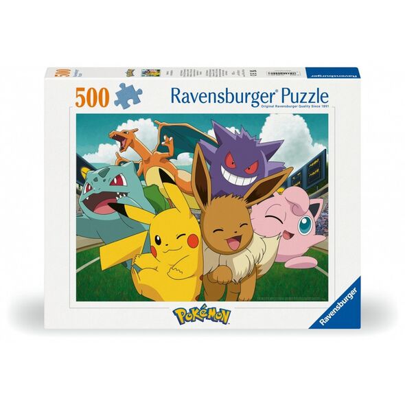 Puzzle 500 elementów pokemon classic