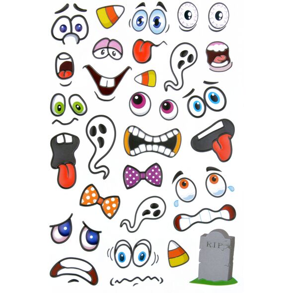Arpex Zabawne naklejki halloweenowe
