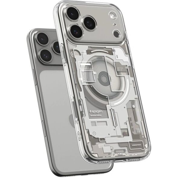 Spigen Ultra Hybrid Mag MagSafe - Etui do iPhone 17 Pro Max (Zero One Natural Titanium)