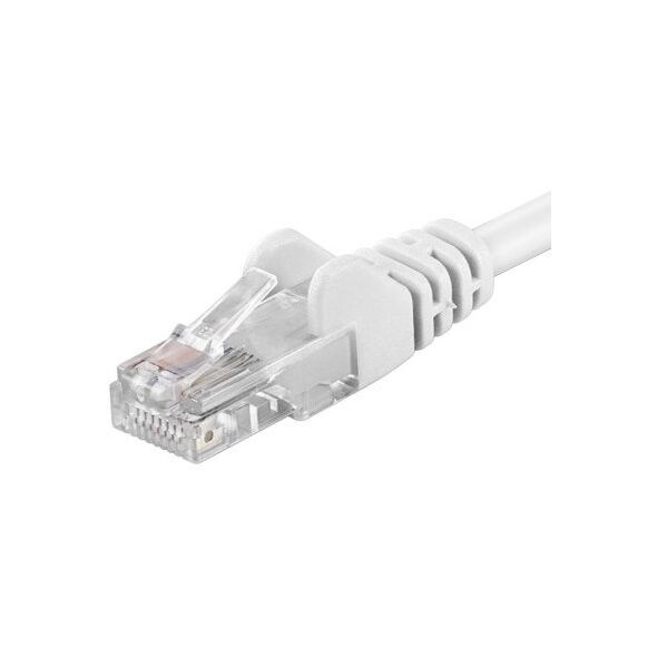 PremiumCord UTP RJ45-RJ45 CAT6 1.5m bila kabel sieciowy Biały 1,5 m U/UTP (UTP)
