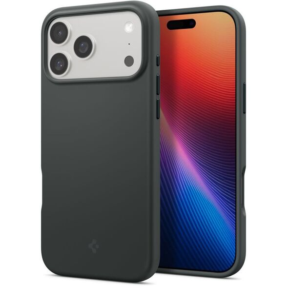 Spigen Silicone Fit Mag MagSafe - Etui do iPhone 17 Pro (Abyss Green)