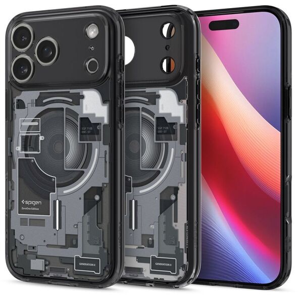 Spigen Ultra Hybrid Mag MagSafe - Etui do iPhone 17 Pro Max (Zero One Black)