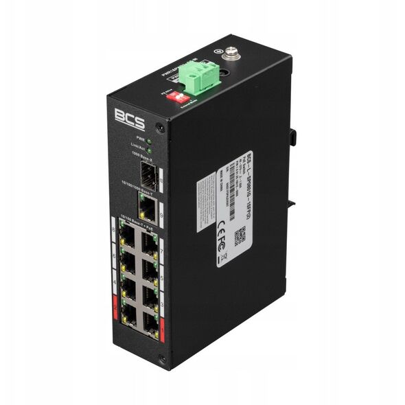 BCS-L-SP0801G-1SFP(2) BCS Switch 8x PoE, 1x RJ45, 1x SFP Gigabit