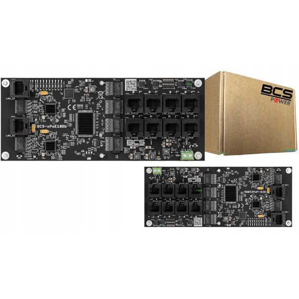 BCS-xPoE10Gb Switch BCS 8x PoE, 2x RJ45