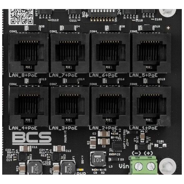 BCS-xPoE10Gb Switch BCS 8x PoE, 2x RJ45