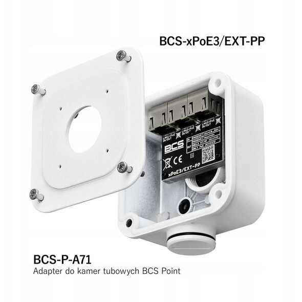BCS-xPoE3/EXT-PP Switch PoE, extender 3x PoE