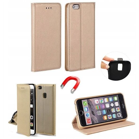 Kabura SMART CASE Book do MOTOROLA G86 5G złoty