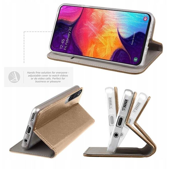 Kabura SMART CASE Book do MOTOROLA G86 5G złoty