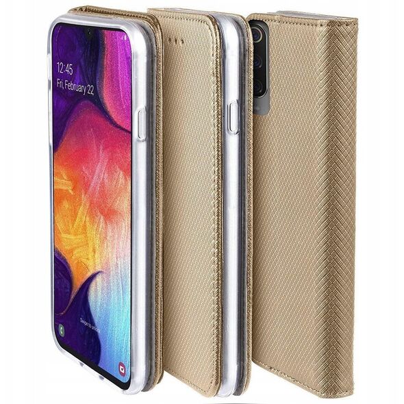 Kabura SMART CASE Book do MOTOROLA G86 5G złoty
