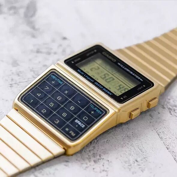 Zegarek Casio Zegarek Męski Casio DATABANK CALCULATOR GOLD