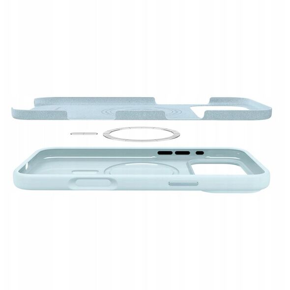 Spigen Silicone Fit Mag MagSafe - Etui do iPhone 17 Pro (Mute Blue)