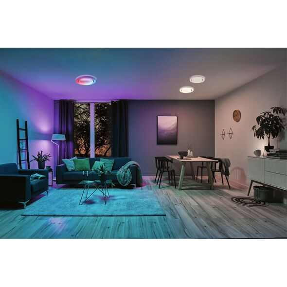 Paulmann Panel Rainbow Dynamic 22W RGB Zmienna Biel Biały/chrom
