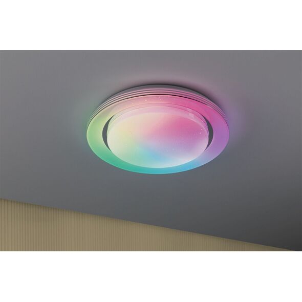 Paulmann Panel Rainbow Dynamic 22W RGB Zmienna Biel Biały/chrom