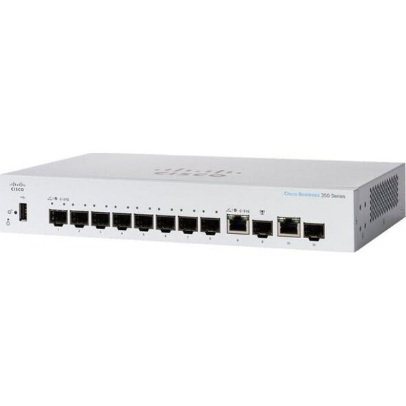 Cisco switch CBS350-8S-E-2G-EU, 8xGbE SFP, 2xGbE RJ45/SFP (CBS3508SE2GEURF)