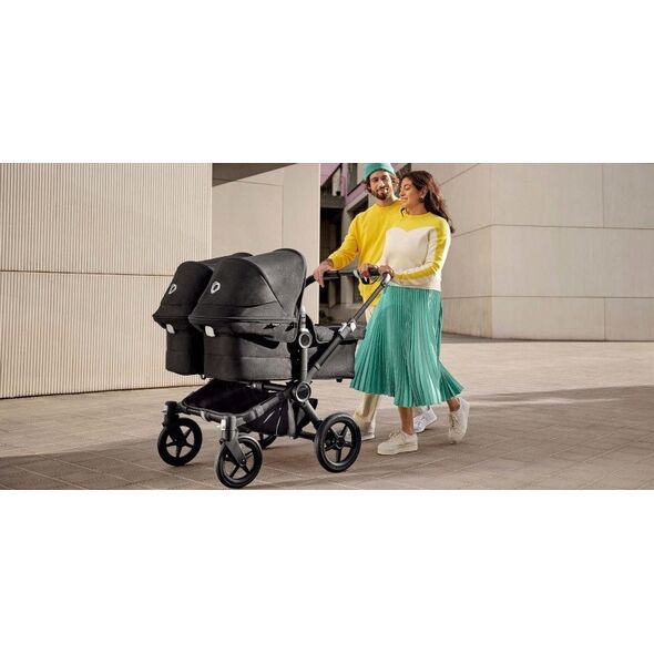 Wózek Bugaboo Bugaboo Donkey 5 Mono universalus vežimėlis, Black/Midnight Black-Midnight Black